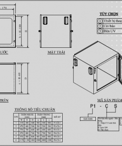 Bản vẽ kỹ thuật tủ chuyển mẫu passbox