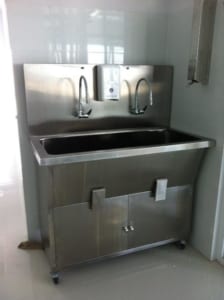 Bồn rửa tay inox cho bệnh viện