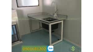 Bàn thí nghiệm có bồn rửa