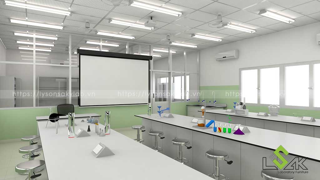 Thiết kế phòng thí nghiệm Khoa Y Trường Đại Học Hồng Bàng