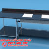 3D bàn cân chống rung khung inox