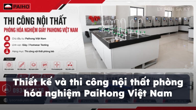 du an noi that phong hoa nghiem cua cong ty paihong viet nam