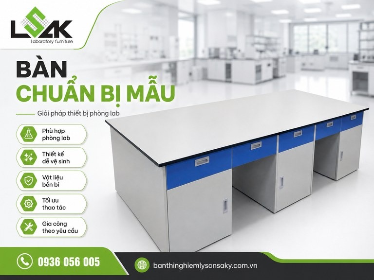 Bàn chuẩn bị mẫu