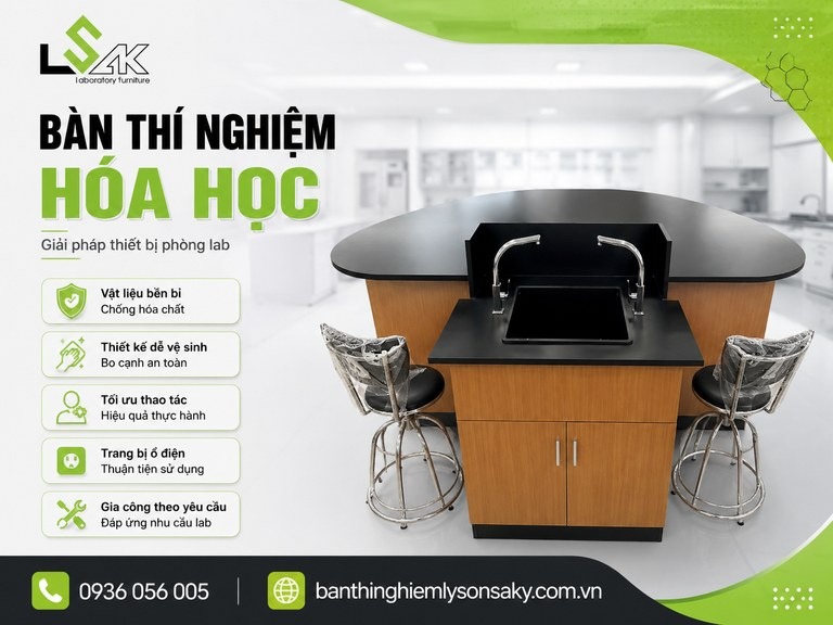 Bàn thí nghiệm hóa học