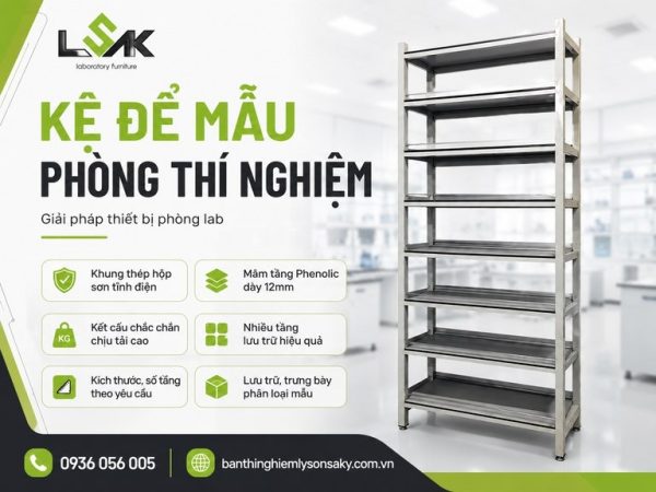 Kệ để mẫu phòng thí nghiệm