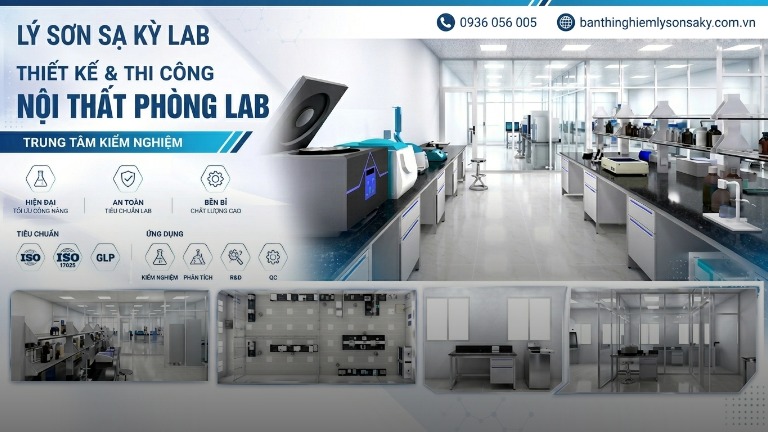 thiet ke noi that phong lab trung tam kiem nghiem