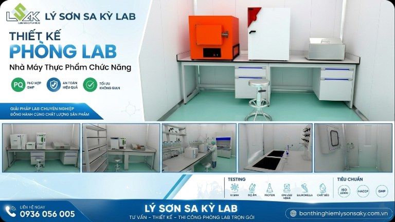 thiet ke phong lab nha may thuc pham chuc nang