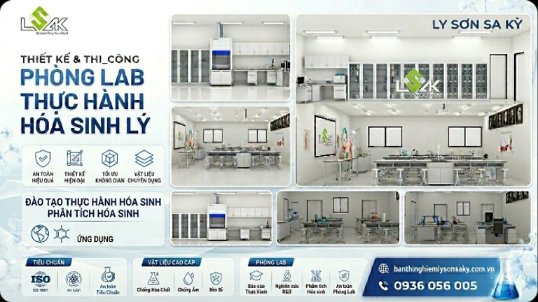 thiet ke phong lab thuc hanh hoa sinh ly