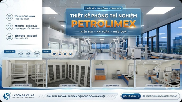 thiet ke phong thi nghiem cong ty xang dau petrolimex