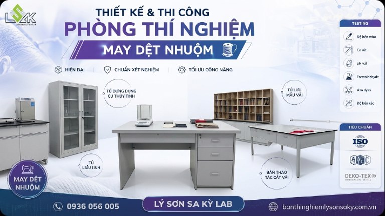 thiet ke phong thi nghiem may det nhuom