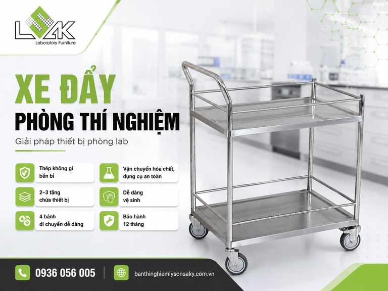 Xe đẩy phòng thí nghiệm