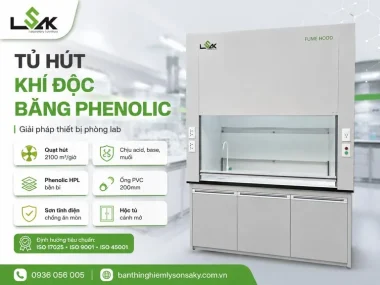 Tủ hút khí độc bằng phenolic