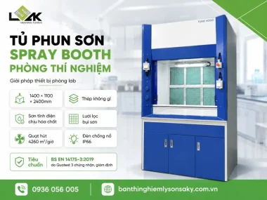 Tủ phun sơn spray booth phòng thí nghiệm