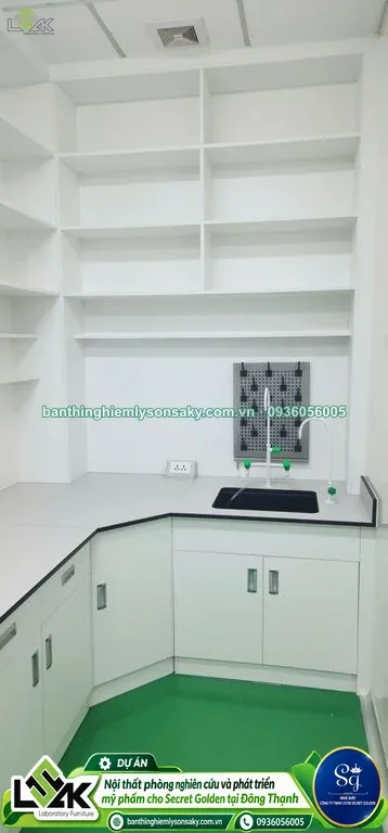 Bàn chậu rửa chịu hóa chất