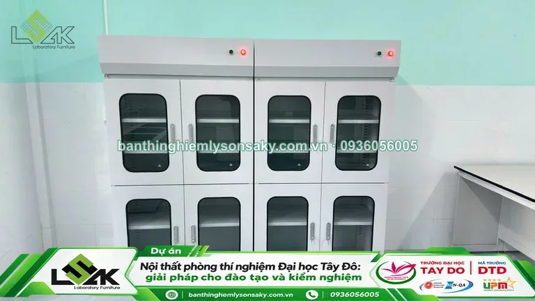 Tủ dung cu phòng thí nghiệm