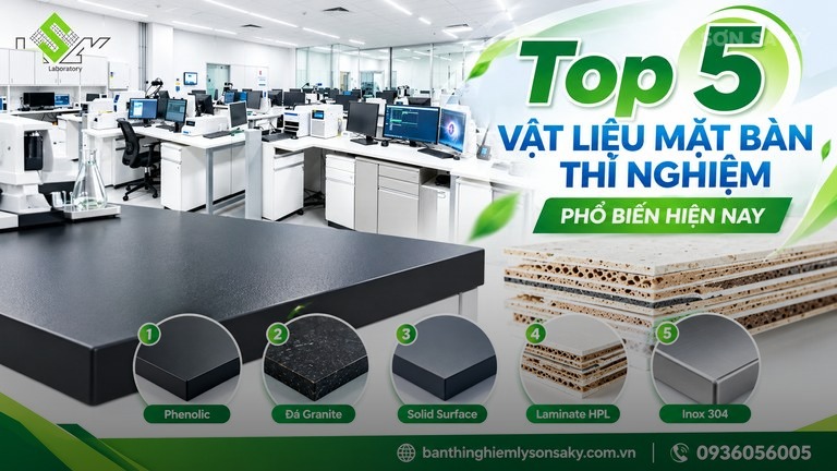 vat lieu mat ban thi nghiem pho bien